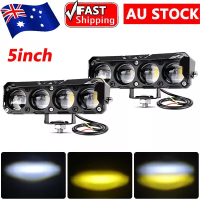 Pair 5inch LED Driving Spot Work Lights Offroad SUV Spotlight Truck UTE 12V 24V • $54.05