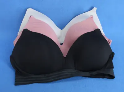 Auden Nicole Miller Aerie Wireless Padded T-shirt Bra Bundle Lot Size #E6126 • $13.99