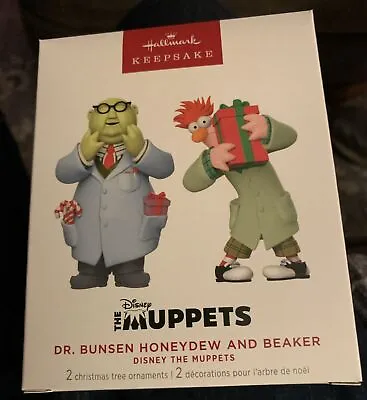 2023 Hallmark Disney The Muppets Dr. Bunsen Honeydew And Beaker Ornaments Set 2 • $39.99