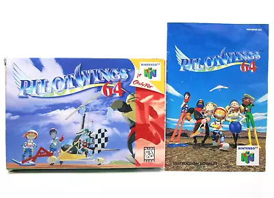 PilotWings 64 [BOX/MANUAL ONLY] - Nintendo 64 (N64) [NTSC-U] - WITH WARRANTY • $44.95