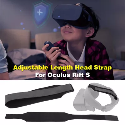 VR Headset Accessories Head Trap PU Leather Headband Foldable For Oculus Rift • $21.19