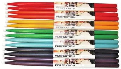 $57.93 • Buy Perfektion Nylon Tip Colored Drumsticks