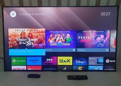 £380 • Buy Sony Bravia Kd-55x8509c 4k Uhd Hdr 3d 55'' Led Android Tv + 2 X Remotes Boxed