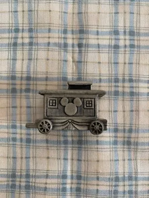 Walt Disney World Hudson Pewter Train Caboose Mickey Mouse Ears • $19.95