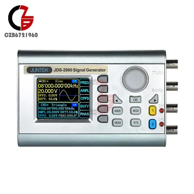 $125.31 • Buy JDS2900-50MHz Digital DDS 2 Channel Function Arbitrary Waveform Signal Generator