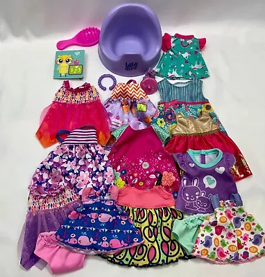 Mixed Lot Baby Alive Doll Clothes Potty Brush Bracelet Dresses Various Sizes • $16.50