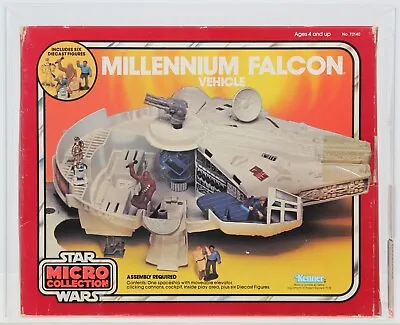Star Wars 1982 Vintage Kenner Micro Collection Millennium Falcon MISB AFA 75+ • $770