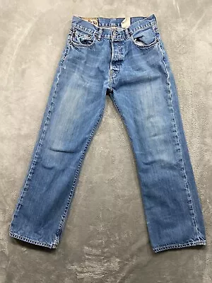 Abercrombie & Fitch Jeans Men's 30x28 Blue Vintage Straight Denim Outdoors Y2k • $18.74