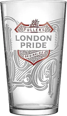 Personalised New Design Fuller's London Pride Pint Beer Glass Engraved Gift • £12.99