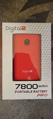 Digital2 7800mAh 2.1A Portable Power Bank Battery Charger Mobile Cell Phone NIB • $1