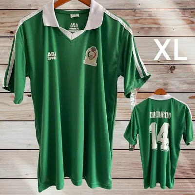 ABA Sport Mexico 86 Chicharito Retro Jersey Mens NWT (XL) • $50