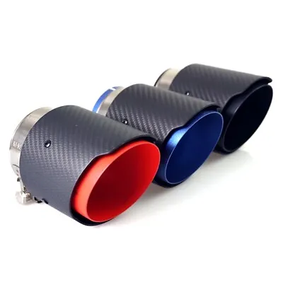 76mm 3'' For Mazda CX-3 4 5 Axela ATENZA Carbon Fiber Exhaust Tip Muffler Pipe • $39.79