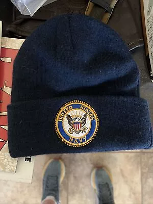 U.S Navy USN  Beanie Hat NWOT • $8.32