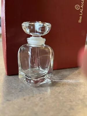 SMALL VINTAGE CRYSTAL  PERFUME BOTTLE Made In France • $10
