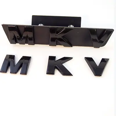 Black Auto Sticker 3d  MKV Grill Car Logos For Volkswagen VW GOLF Jetta MK5 • $8.88