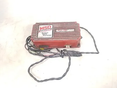 MSD 6AL Ignition Box 6420 With Built-In Rev Limiter IMCA UMP NHRA IHRA Mudbog • $154.95