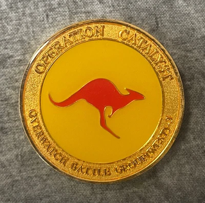 $36.57 • Buy Australian Army Challenge  Coin - Overwatch Battlegroup West 3 Iraq 2007