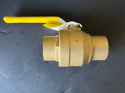 Milwaukee Valve PROMAX PM112 2  Full Port Brass Ball Valve 600WOG 150SWP; Sweat • $34.80