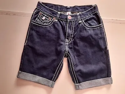 £34.99 • Buy Mens True Religion  Jeans Shorts 31  - Dark Blue Denim Festival