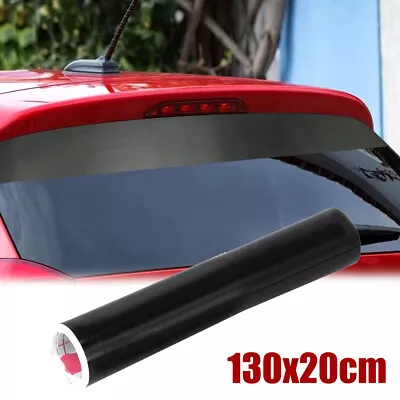 Matte Black Car Window Sun Visor Strip Front Windshield UV Shade Sticker Decal • $14.14