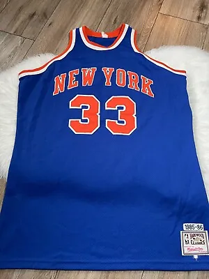 Patrick Ewing Hardwood Classics Mitchell Ness 1985-86 NY Knicks Jersey Size XL • $74.99