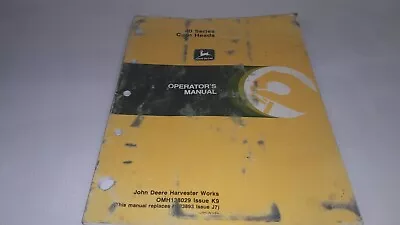 $10.99 • Buy JOHN DEERE OPERATOR’S MANUAL 40 SERIES CORN HEAD OMH138029 Issue K9