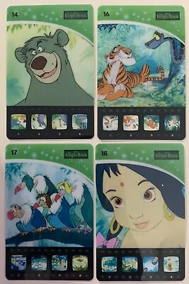 Woolworths Movie Star Cards - The Jungle Book Scenes - 14 16 17 & 18 - • $3