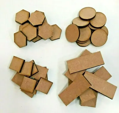 Mdf Bases BULK DEALS War Games Role Playing 2mm Mdf QUANTITY BULK BUY DEALS • £10.25