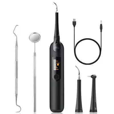 Electric Ultrasonic Dental Tartar Plaque Calculus Tooth Remover Set Kits Cleaner • $24.99