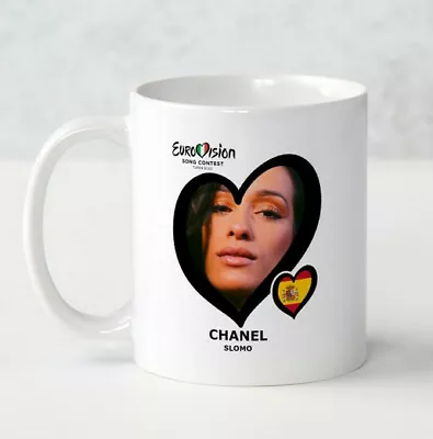 £8.99 • Buy Eurovision 2022 Spain Chanel Slomo Mug Eurovision Party Fathers Day Gift