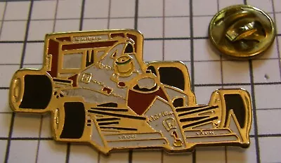 McLAREN MARLBORO SHELL HONDA #1 AYRTON SENNA Formula 1 F1 Vintage Pin Badge • $9.99