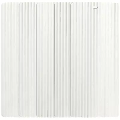 DALIX Ribbed Replacement Window Blinds Vertical Slats - 5 Pack Qty / Off White  • $24.99