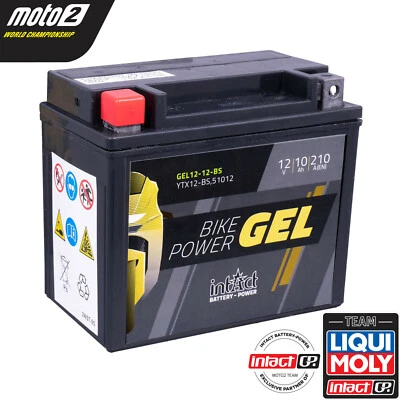 YUASA Motorrad Batterie YTX12-BS 12V 10Ah Für Triumph Speed Triple S 1050 (2005-2007)