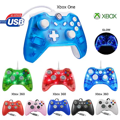 For Xbox 360/ Xbox One Console & PC Gaming USB Wired Gamepad Controller Joystick • $17.74