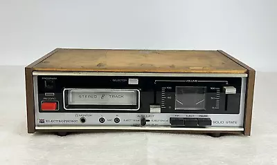 Morse Electrophonic TRD-61 8-Track Tape Recorder Player Deck ~ Power On/No Audio • $69.90