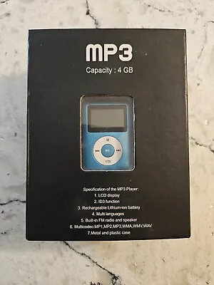 NEW MP3 Player - 4GB - Mini Design - SEALED BOX • $7.26
