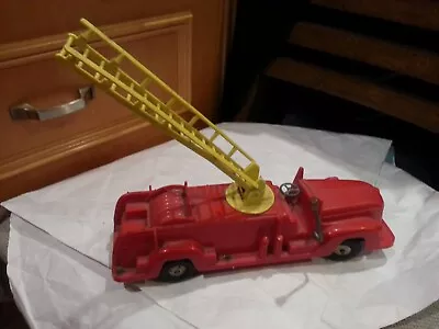 Vintage Toy 12   Lewis Marx & Co Plastic Fire Engine Friction Truck • $24.99