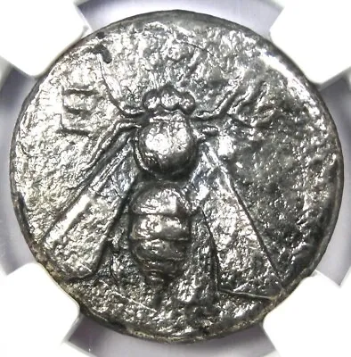 Ionia Ephesus Silver AR Tetradrachm Bee Stag Coin 300 BC - NGC Choice XF (EF) • $1743.25