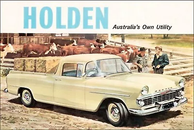 GMH Holden EK Ute Tin Metal Sign MAN CAVE Brand New  • $12