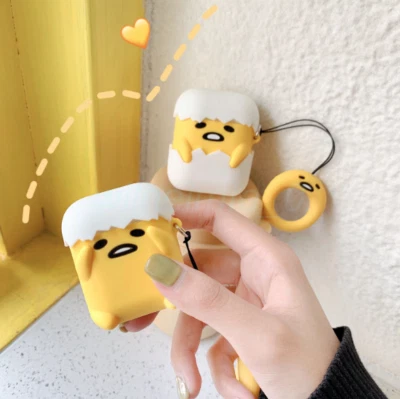 $15.89 • Buy Cute Gudetama Lazy Egg Apple AirPod Silicone Case Cover Holder Protector AU