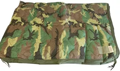 USGI Authentic Poncho Liner Woodland Camo Original US Military Issue  • $400