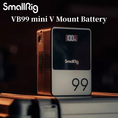 SmallRig Mini V Lock/V Mount Battery 6700mAh 99Wh 14.8V With OLED Screen 3580 • $396.90