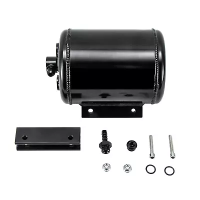 Aluminum Brake Vacuum Reservoir Tank Can W/Mount Fittings 126mm • $55.99