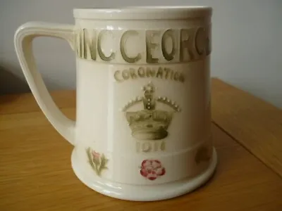Rare 1911 William Moorcroft & Arthur Lasenby Liberty Coronation Mug • £160