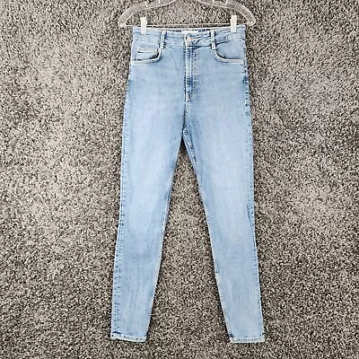 Zara Womens Light Wash Skinny Blue Jeans Size 6 • $15.99