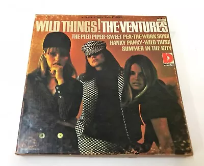 The Ventures Wild Things! Reel To Reel Liberty LT-8047 4 Track 3-3/4 IPS • $39.98