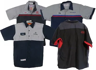 $15.95 • Buy Red Kap Mechanic Technician Uniform Mens Work Shirts Automotive Dealership 