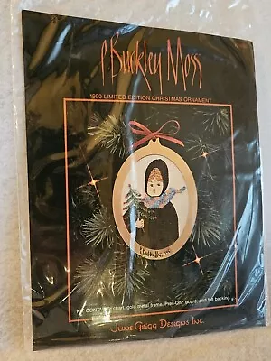 P Buckley Moss Cross Stitch KIT 1990 Amish Child Limited Ed Christmas Ornament • $12