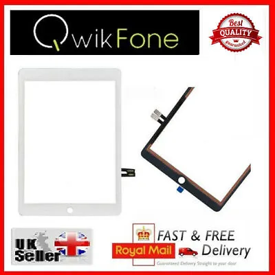 For IPad 6th Gen 9.7  2018 White Touch Screen Replacement Digitizer A1893 A1954 • £12.30