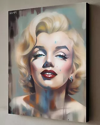 Marilyn Monroe ~Artist Proof~ SIGNED And DATED Jacob Hitt  W/COA - Framed Canvas • $250